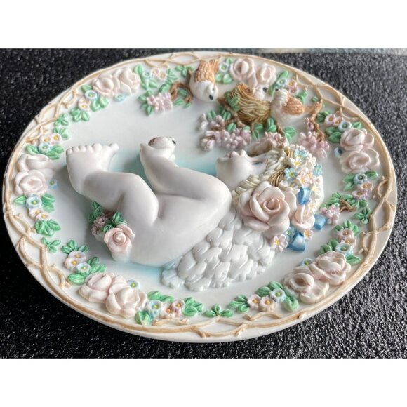 Heavens Little Helper Plate 1995 Dreamsicles Sculptural Special Friends 2846B - Picture 6 of 14